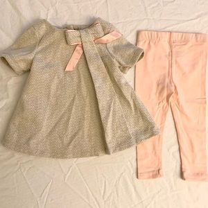 3-6 Month Shortsleeved Top with Matching Leggings